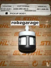NEW OEM STIHL FUEL FILTER 0000-350-3513 MS150TC FC56 FS56 FS70 HL56 HT56 KM56 B4