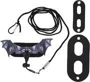 WOONEKY 1 Set Pet Leash Harness Lizard Pulling Rope Small Animal Harness Rope Bearded Dragon Leash Ventilation Bearded Dragon Cage Accessory Reptile Black Cloth