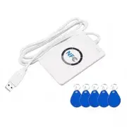 ACR122U RFID IC Card Reader Duplicator+5XCUID Keychain Writer Copier6189