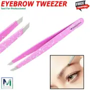 Professional Eyebrow Tweezer Slanted Hair Beauty Woman Beauty Makeup Pink