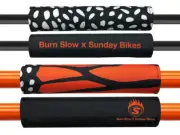 Sunday X Burn Slow BMX Handlebar Pad Black/Orange