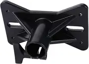 Veemoon Sturdy Speaker Stand Mount Black Plastic Bracket for Bookshelf Speakers Universal Fit 50kg Max Load Studio Grade