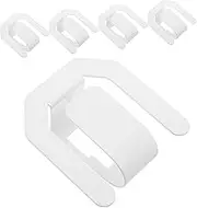 iplusmile 5pcs Suction Cup Wall Hooks for Bathroom Wall Mounted Slipper Rack Drain Rack for Slippers Reusable Hooks for Space Optimization Minimalist Design with Water Drainage Feature