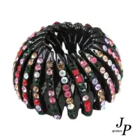 在飛比找momo購物網優惠-【Jpqueen】獨特設計水鑽鳥巢馬尾扣髮圈(9色可選)