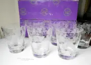 William Yeoward Crystal LEONORA Double Old Fashioned Glasses, Set of 6, Mint/Box