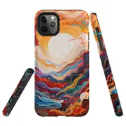 For iPhone 11 Pro Max Tough Protective Cover, Sunny Waves