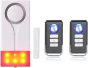 Door and Window Alarm - Wireless Burglar Alarm with 105Db Loud Sound and Bright