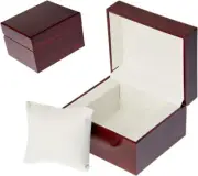 Wooden Single Watch Cases for Men Women Wood Wrist Watch Bangle Gift Box
