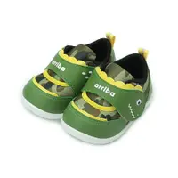 在飛比找樂天市場購物網優惠-ARRIBA 恐龍造型魔鬼氈寶寶鞋 綠 中小童鞋