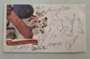 RARE 1992/93 SIGNED CENTENARY OF SHEFFIELD SHIELD CRICKET ENVELOPE SACA SA