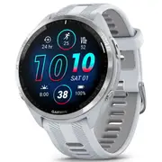 Garmin Forerunner 965 Watch - Whitestone w Grey