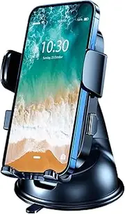Boat Phone Holder, Cell Phone Mount Marine, Suction Cup Smartphone Holder for Boating, Dashboard Stand for Console Heavy Duty for Kayak Sailing Marina for iPhone Samsung Google All Smartphones