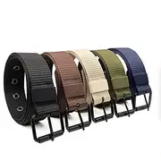Men's Tactical Belt Waist Belt Black Blue Nylon Alloy Durable Adjustable Plain Outdoor Daily