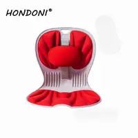 在飛比找PChome24h購物優惠-HONDONI 美體靠腰椅 減壓美姿調整坐墊 挺椎護腰坐墊 