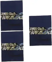 3pcs Fabric Book Cover Book Sleeve Protector Covers Premium Protective Decoration Ornamental Book Decor Delicate Book Decor Book Pouches for Readers Ornamental Book Cover Cloth