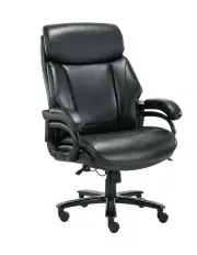 [OOS Living] Innovative Comfort Coils High Back Big & Tall 180KG Bonded Leather Office Chair