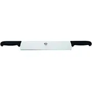 Victorinox Cheese Knife, 2 Handle, 30cm Blade, Fibrox - Black