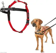The Company Of Animals Halti Harness for Dogs, Large, Black/Red