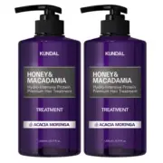 KUNDAL Honey&Macadamia Hair Treatment Acacia Moringa Scent 1058ml(35.77oz)x2ea