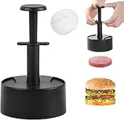 LXLM Burger Press,Stuffed Burger Press Patty Maker with 100Pcs Hamburger Patty Paper,Hamburger Mold Ring Non Stick Patty Making Molds are Suitable for Beef,BBQ and Cooking