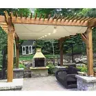 Retractable Canopy Cover Awning Shade Wire for Roofing Yard Patio Waterproof 3FT