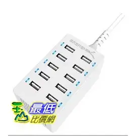 [美國直購] Sabrent AX-TPCS-W 60 Watt (12 Amp) 10孔 集線器 充電器 Family-Sized Desktop USB Rapid Charger