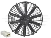 VA08-BP51/C-23S Genuine Spal 14" Condenser Fan, Pusher, Straight Blade, 24V