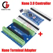 Nano Terminal Adapter + Nano 3.0 Controller CH340 USB Driver Board For Arduino