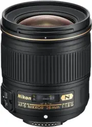 Nikon AF-S NIKKOR 28mm f/1.8G Lens (Grey Market)