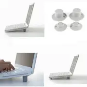 2X Small 2X Big Anti-slip Plastic Notebook Laptop Cooling Pads Stand A`UU