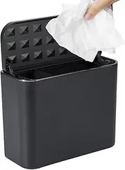 Trash Can for | Garbage Container Car Trash Can - Leak-Proof Auto Dustbin with Lid, Trash Bin for Car, Vehicle Trash Can, Car Interior Accessories