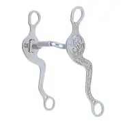 Myler Bits Myler Embossed Shank Forward Tilt Port Bit 5in