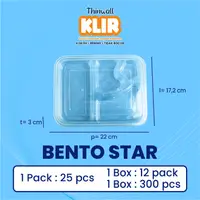 在飛比找蝦皮購物優惠-Bento STAR 便當透明便當盒