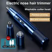 Rechargeable Electric Nose Ear Hair Trimmer Eyebrow Shaver Beard Clipper Unisex
