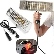 Paint Dryer 1000W Portable Infrared Dryer Paint Car Paint Curing Lamp Solar Film Filter Car Body Paint Spray Drying Infrared Heating Auto Light Wave Paint Heating Light Spray Booth (Color : EU)