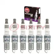 6 pcs NGK Ruthenium HX Spark Plugs for 1997-1998 Buick Skylark 3.1L V6 - qg
