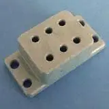 Side Spacers with Screws for Interior Roll-Out Shelves, One Set of 4 (1, Silver)