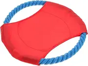 1pc Pet Flying Discs Toy Pets Dog Toy Bite-Resistant Soft Training for Golden Retriever Samoyed Random Pattern