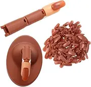NIYANGLE 1set Women Manicure Practice Tool Kit Fake Nail Training Supplies for Nail Art Beginners and Easy to Use Art Model
