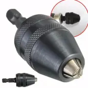 1/4" Keyless Chuck Conversion Hex Shank Adapter Drill Bit Quick Change Driver VN