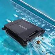 Solar Pool Skimmer,Automatic Robotic Pool Skimmer Cleaner,Dual Mode with Obstacle Avoidance Daytime ＆ Overnight Continuous Cleaning for All Swimming Pool with 2500Mha Battery
