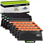 4× TN850 Toner + 3× DR820 Drum Fit for Brother HL-L5000D L5100DN L5200DW L6250DW