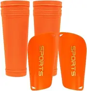 Youth Soccer Shin Pads and Shin Guard Sleeves, Child Calf Protective Gear for 3-15 Years Old Boys Girls, Cushion Comprehensive Protection for Leg