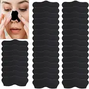 Fabselection Nose Strips, 50 Pcs Deep Cleansing Pore Strips, Blackhead Remover,Blackhead Removal Tool,Suitable For Men And Women Black