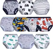 [BIG ELEPHANT] Potty Briefs - 100% Cotton - Unisex Baby Potty Pants - Pack of 10, 12M-5T