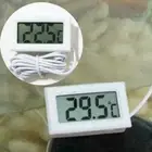 Mini Digital LCD Display Indoor Temperature Meters Thermometer White