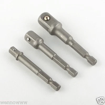 3-Piece Power Extension Bit Set for Drills