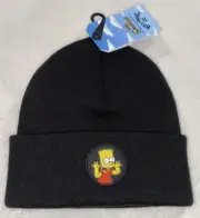 NWT Billabong Simpsons Bart Black Beanie