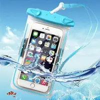 在飛比找樂天市場購物網優惠-水下拍照手機防水袋溫泉游泳手機通用iphone7plus觸屏