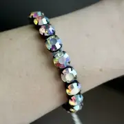 Aurora Borealis Swarovski Crystal Rhinestone Bracelet